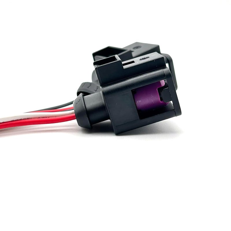 AUOSTMO Compatible with Audi, Volkswagen 2009-2018, and Bentley High-Pressure Fuel Sensor Connector Harness Pigtail 4D0971993 2pcs - Image 2